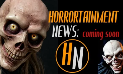 horrortainment news coming soon image with two creeps and the HN circle logo