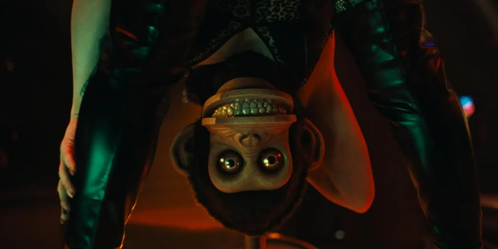 Still frame form the movie The Monkey (2025)